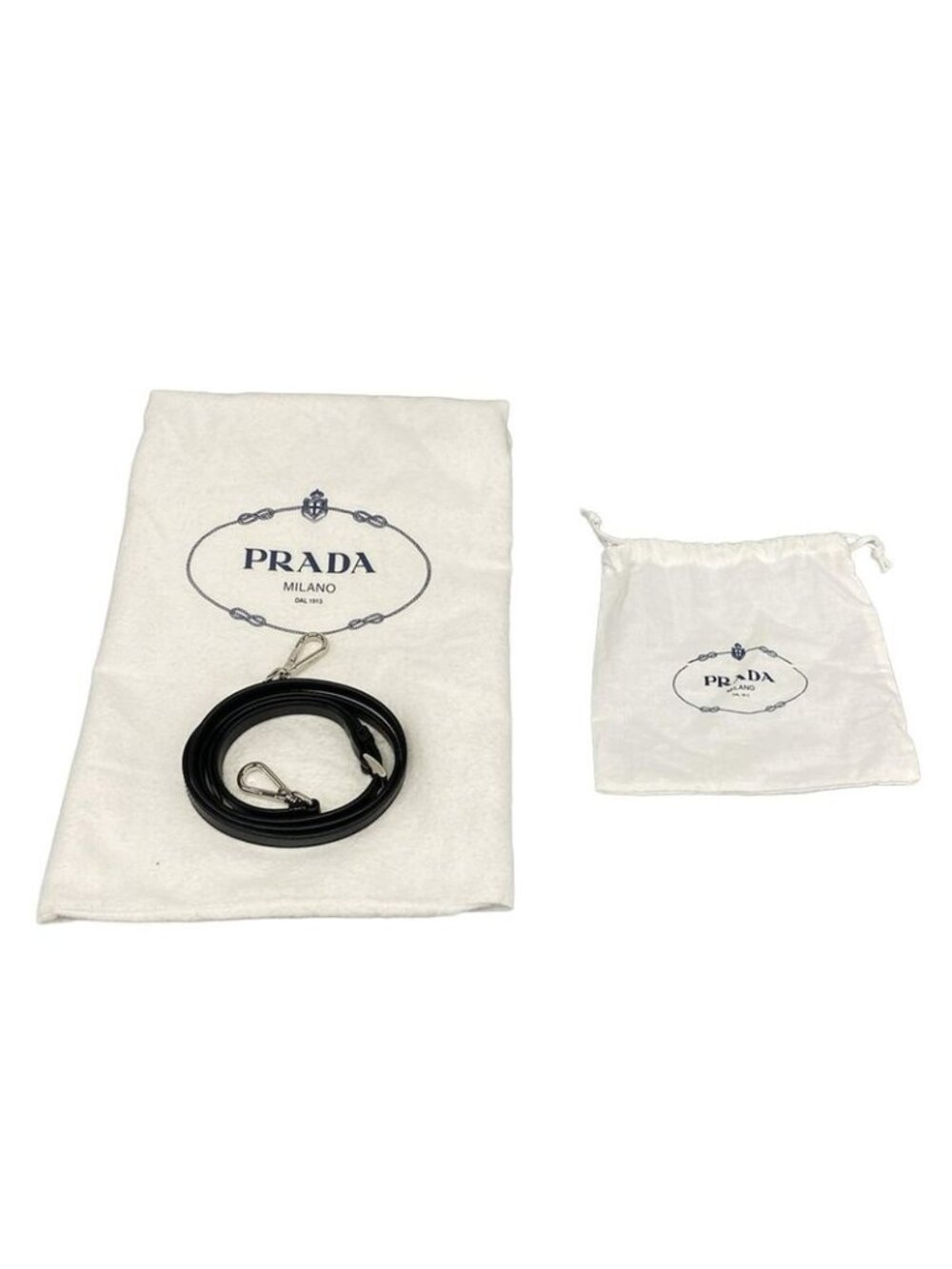 ★SOLD★ Prada Tote Ivory Black Leather Faux Fur X - Picture 8 of 15
